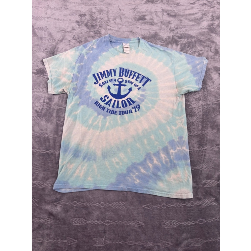 Men's Jimmy Buffett Son of a Son of a Sailor T-Shirt, M, Blue - Picture 2 of 14